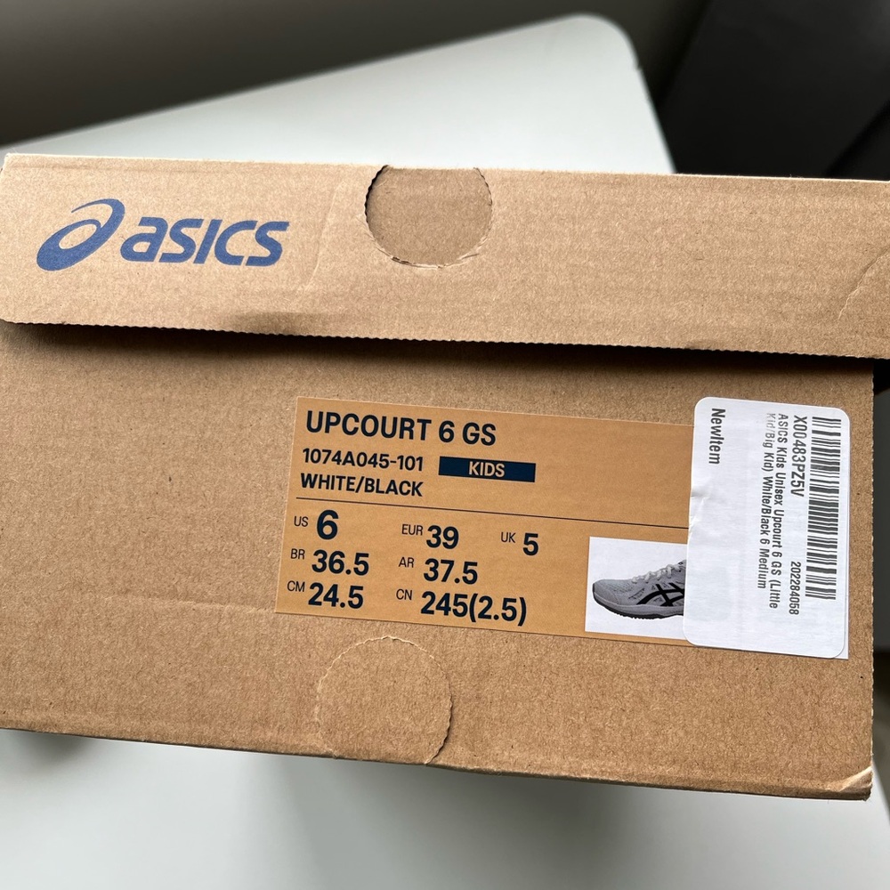 ASICS Upcourt Volleyball Shoes Youth Size 6 Big Kid Court Shoes - Picture 10 of 10